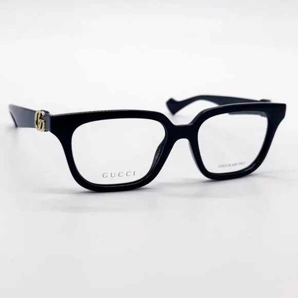NEW GUCCI GG1536O 011 EYEGLASSES UNISEX BLUE EYEWEAR